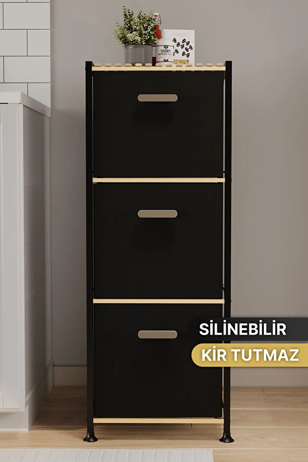 3 Katlı Çok Amaçlı 3 Çekmeceli Mutfak Organizeri Çekmeceli Düzenleyici Dolap